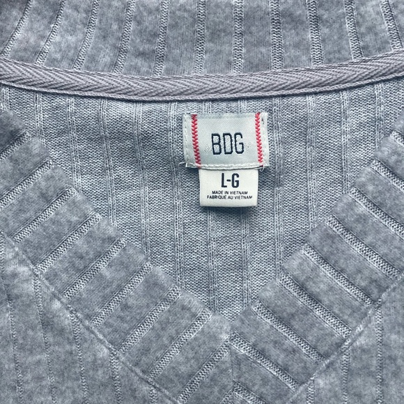 Urban Outfitters BDG Sweater Vest Grey Size Large - Picture 3 of 3